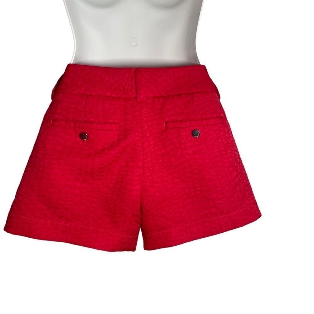 Calvin Klein Textured Belt Loop Shorts Medium Magenta Pink With Pockets - Picture 14 of 16